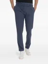 Berwich Pleated-pocket Trousers In Blue