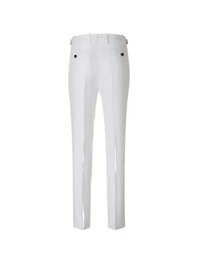 Berwich Pleated Side-adjuster Trousers In Gray
