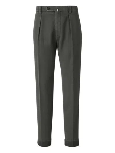 BERWICH PLEATED TAPERED TROUSERS