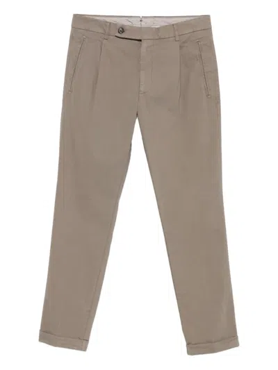 Berwich Pleated Trousers In Animal Print