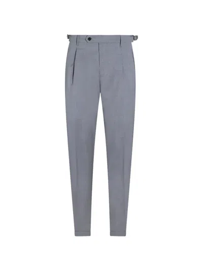 Berwich Pleated Trousers In Gray