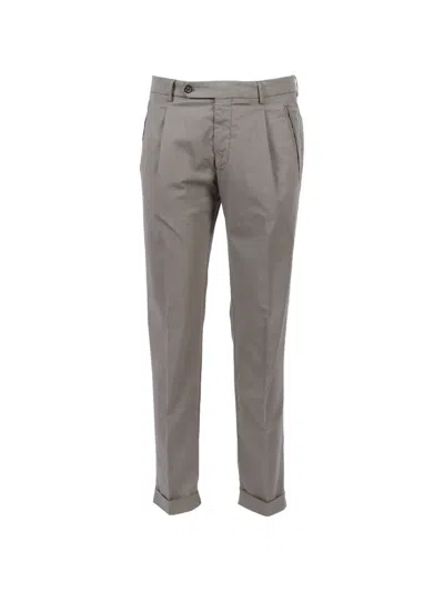 Berwich Pleated Trousers In Gray