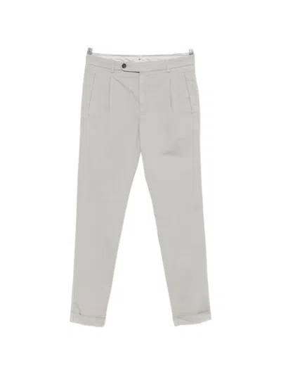 Berwich Pleated Trousers In Gray
