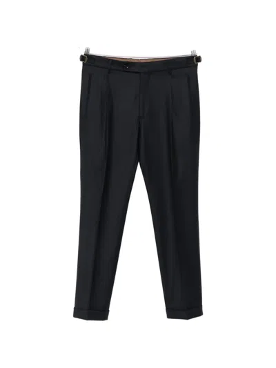 Berwich Pleated Trousers In Transparent
