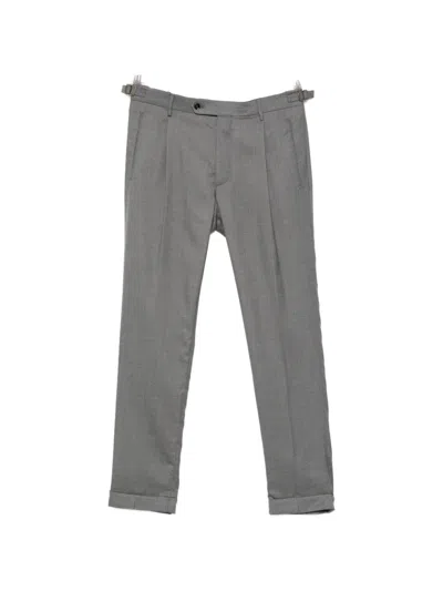 Berwich Pleated-detail Tailored Trousers In Gray
