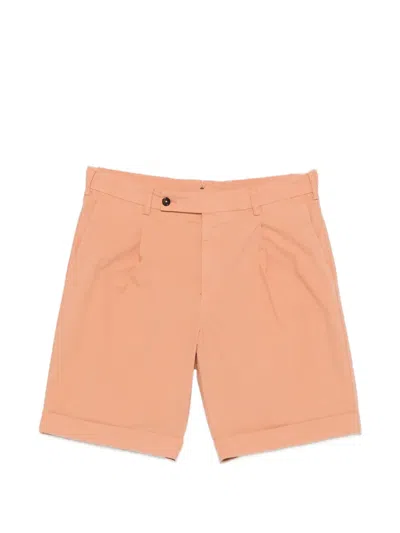 Berwich Pocket Pleated Shorts In Pink