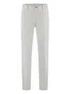 Berwich Pressed-crease Trousers In White