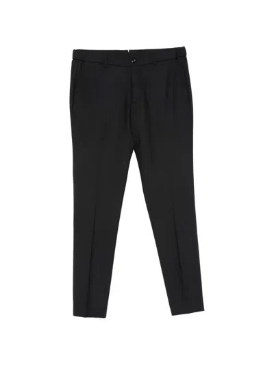 Berwich Pressed-crease Straight-leg Trousers In Blue