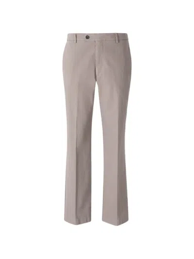 Berwich Pressed-crease Straight-leg Trousers In Neutral