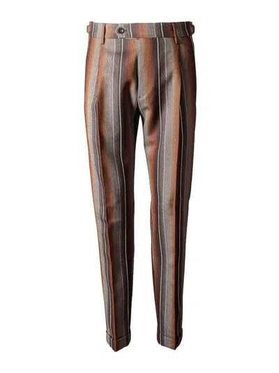 Berwich Relaxed Fit Pants In Brown