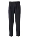 Berwich Oversize Fit Pants In Black