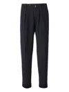 Berwich Oversize Fit Pants In Black