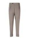 Berwich Relaxed Oversized Tailored Pants In Gray