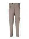 Berwich Relaxed Oversized Tailored Pants In Neutral