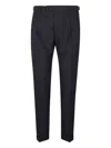 Berwich Elastic Waistband Trousers With Side And Back Pockets