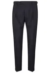Berwich Elastic Waistband Trousers With Side And Back Pockets