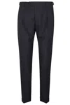 Berwich Elastic Waistband Trousers With Side And Back Pockets