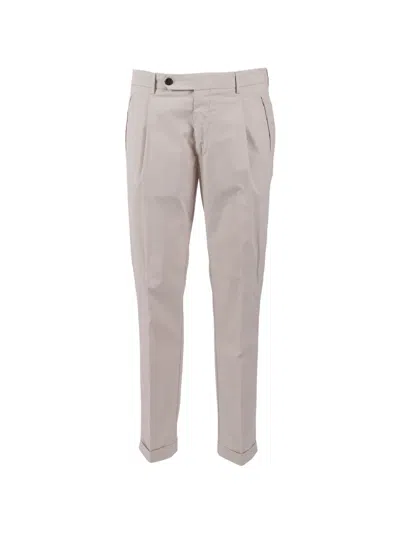 Berwich Retro-gd Tapered Trousers In Neutral