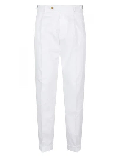 Berwich Retrolong Trousers In White
