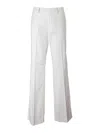 Berwich Pressed-crease Palazzo Pants In White