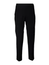 Berwich Tailored Black Pants With High Waist In Black