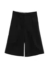 Berwich Button Shorts In Black