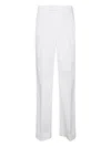 Shop Berwich Straight-leg Trousers In White