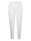 Berwich Trousers Back Pockets Belt Loops Side Pockets In White