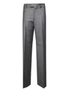 Berwich Wide-leg Straight-leg Cashmere Wool Trousers In Black