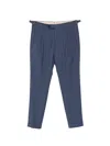 Berwich Striped-pattern Tailored Trousers In Blue