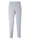 Berwich Striped Trousers In White