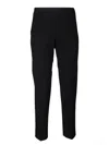 Berwich Tailored Black Pants With High Waist In Black