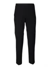 Berwich Tailored Black Pants With High Waist In Black