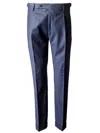Berwich Tailored Grey Relaxed Fit Wool Pants
