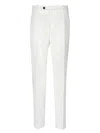 Berwich Tailored Wool Pants With Textured Finish In White