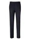 Berwich Belt-loop Trousers In Blue