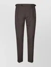 Berwich Tailored Trousers With Cuffed Hem And Pleats