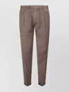 Berwich Tailored Trousers With Cuffed Hem And Pleats
