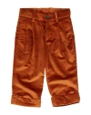 Berwich Toddler Girl Pants Camel Size 4 Cotton, Elastane In Beige