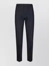 Berwich Trousers With Back Pockets And Cuffed Hem