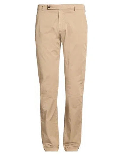 Berwich Vissuto Man Pants Beige Size 38 Cotton, Elastane In Brown