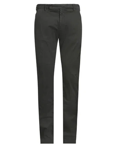 Berwich Vissuto Man Pants Charcoal Size 42 Cotton, Elastane In Black