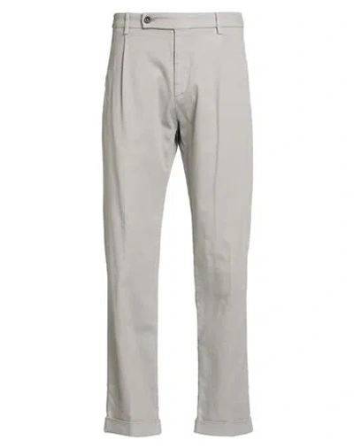 Berwich Vissuto Man Pants Grey Size 34 Cotton, Lyocell, Elastane