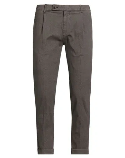 Berwich Vissuto Man Pants Khaki Size 34 Cotton, Lyocell, Elastane In Gray