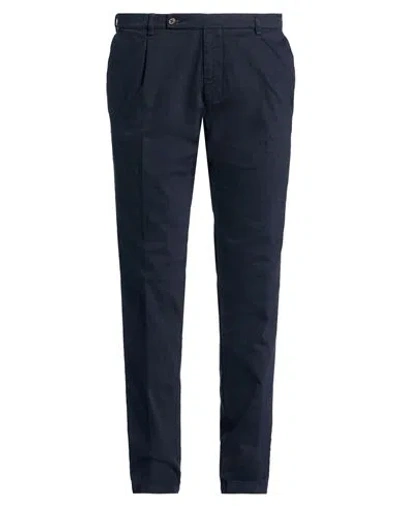 Berwich Vissuto Man Pants Midnight Blue Size 40 Cotton, Elastane