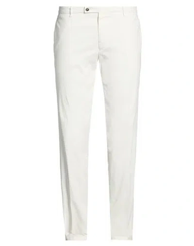 Berwich Vissuto Man Pants Off White Size 40 Cotton, Elastane