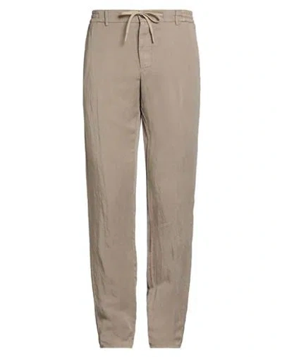 Berwich Vissuto Man Pants Sand Size 38 Lyocell, Linen In Multi