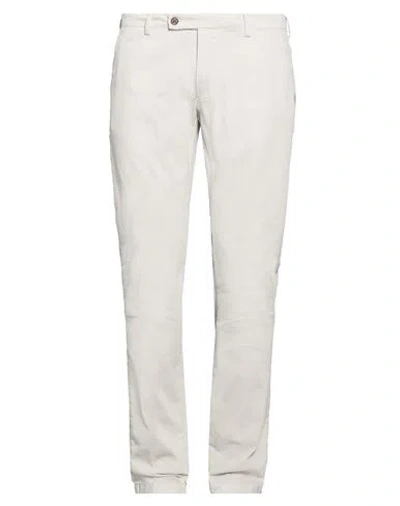 Berwich Vissuto Man Pants Taupe Size 34 Cotton, Elastane In White