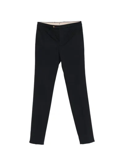 Berwich Vulcano Button-fastening Trousers In Blue