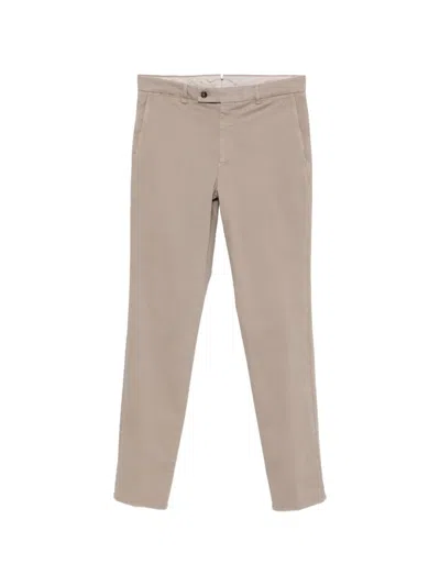 Berwich Vulcano Straight-leg Trousers In Neutral